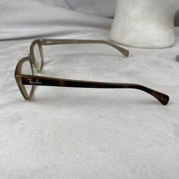 Ray Ban RB5255 5075 Brown Tortoise Full Rim Eyeglasses Frame 51-16 135 - Picture 4 of 12